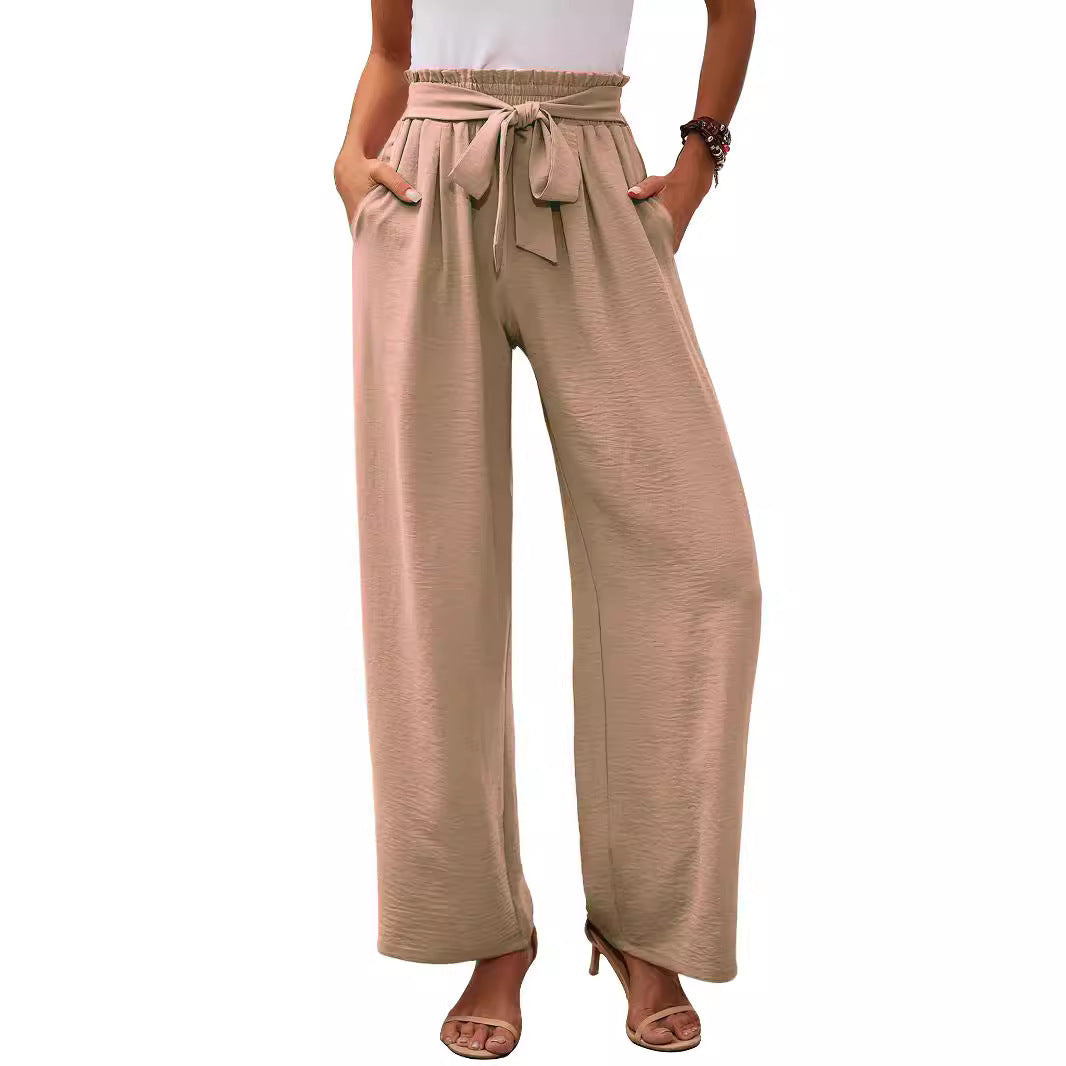Womens Wide Leg Casual Pants