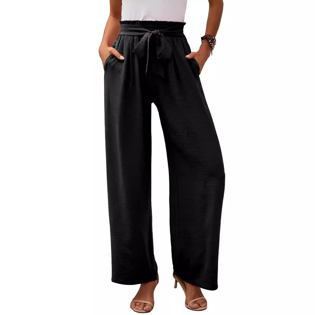 Womens Wide Leg Casual Pants