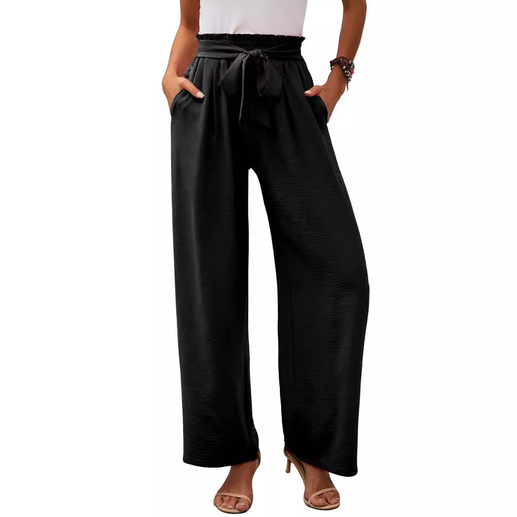Womens Wide Leg Casual Pants