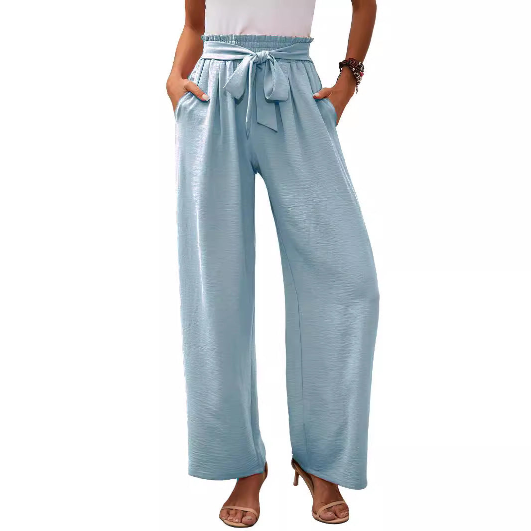 Womens Wide Leg Casual Pants