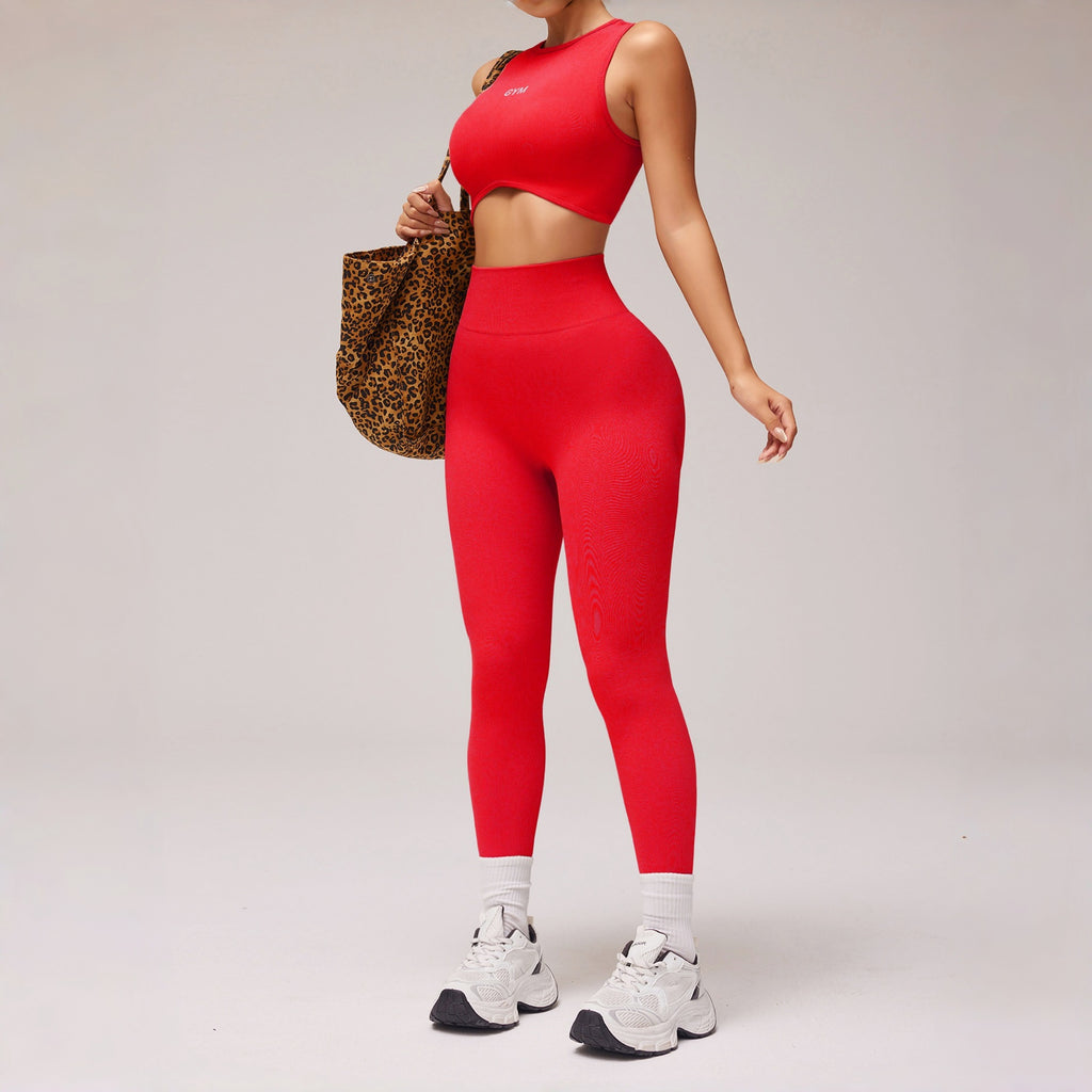 Womens Yoga Top And Pants Set