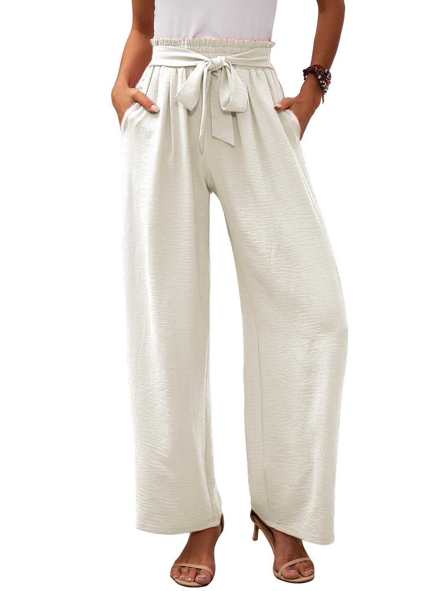 Womens Wide Leg Casual Pants