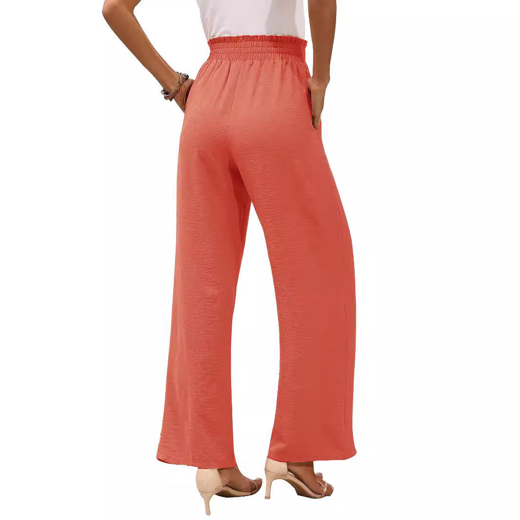 Womens Wide Leg Casual Pants
